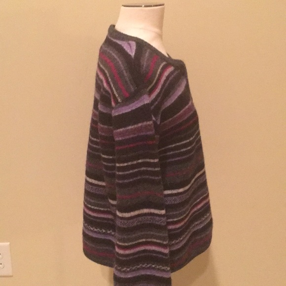 Tally Ho Petite Large Wool Cardigan Sweater Top - Picture 4 of 8